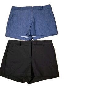 Loft Riviera Shorts Size 10 (Lot Of 2) Coastal Vacation Modest Closet Staple